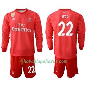 Jalkapallo Pelipaidat Real Madrid Isco 22 Lasten 3 Paita 2018-2019 Pitkähihainen